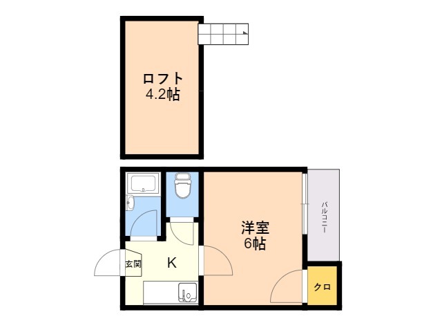 エスパルス室見の間取り