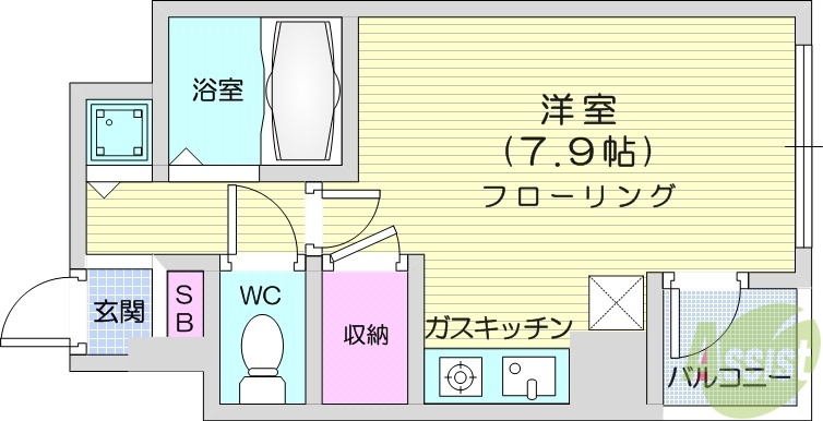 リエス支倉町の間取り