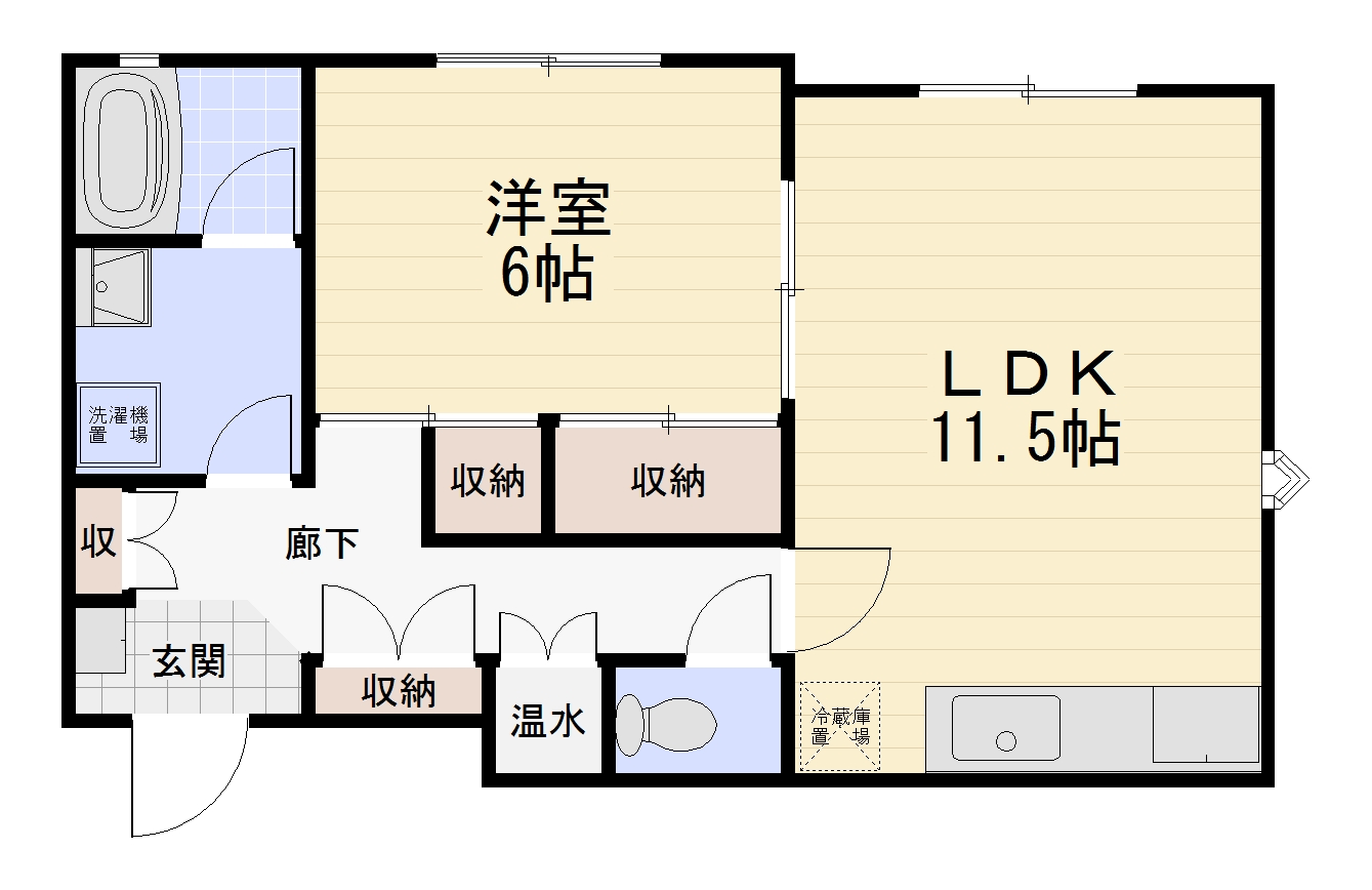 大清台ロイヤルハイツの間取り