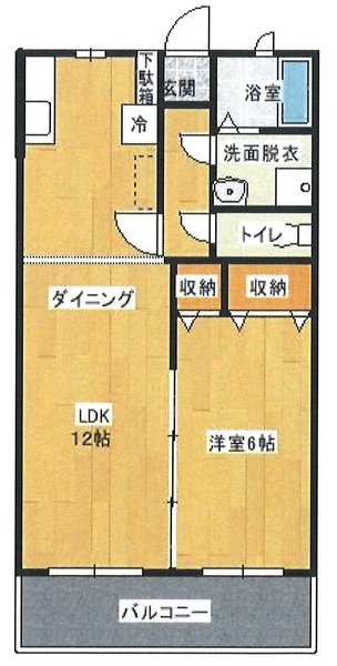 グランデュールＮアベニューの間取り