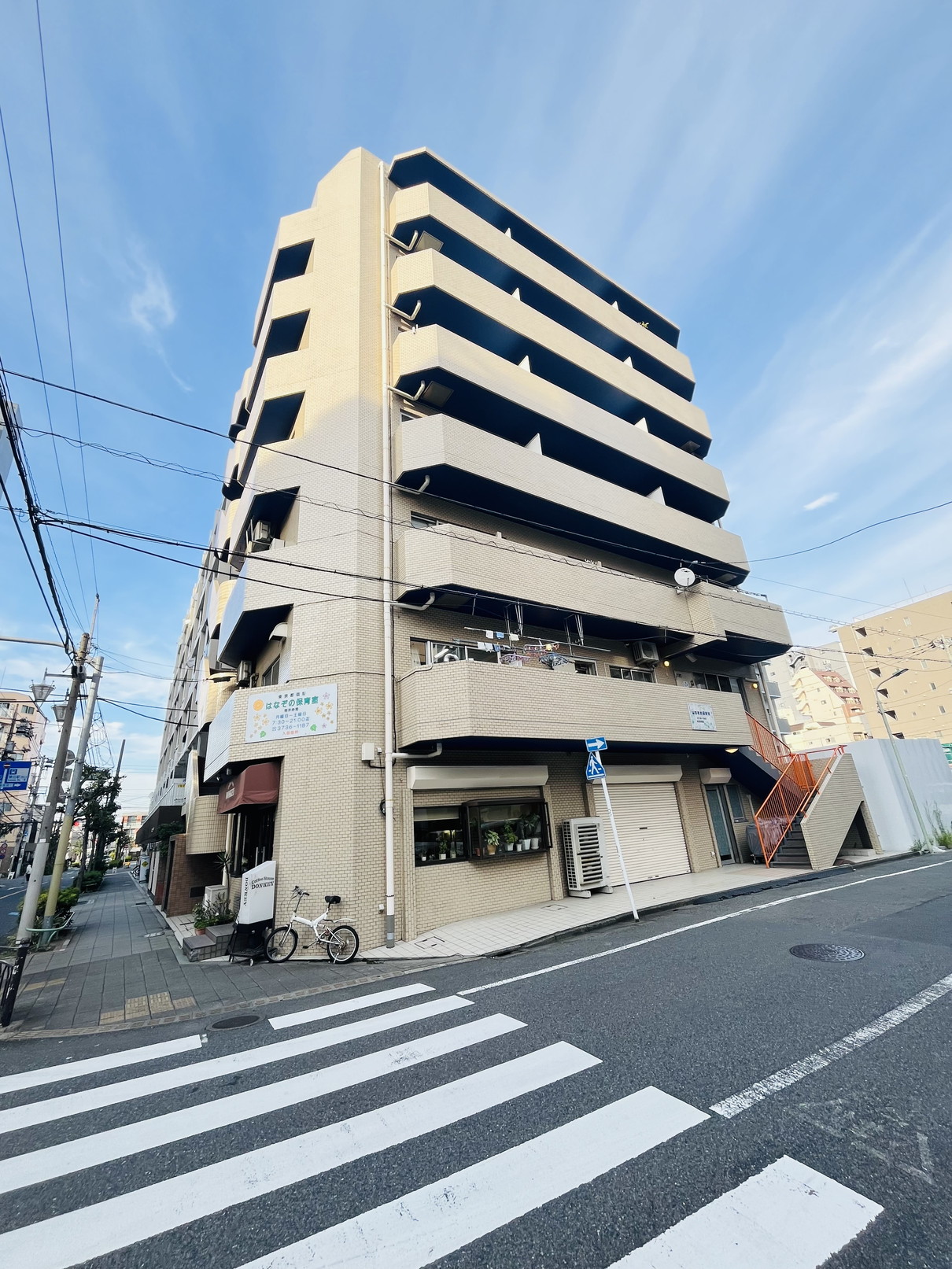 大田区西蒲田のマンションの建物外観