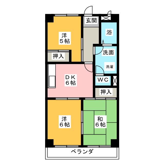 サンパーク大橋の間取り