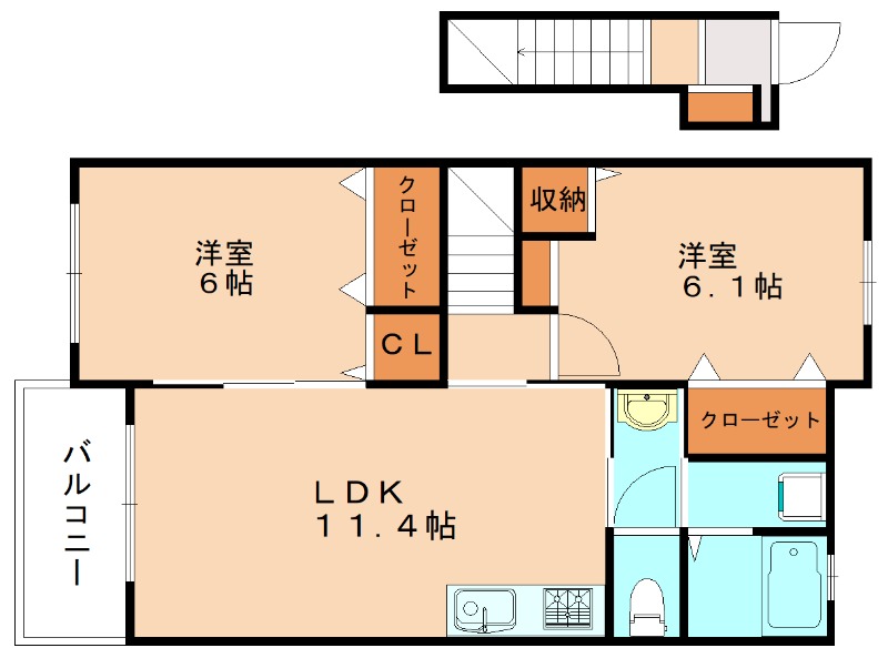 プラムコートの間取り