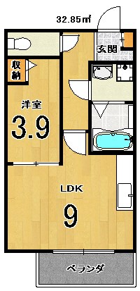 ブバルディアの間取り