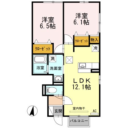 ファミール・ＭＩＮＡＭＩの間取り