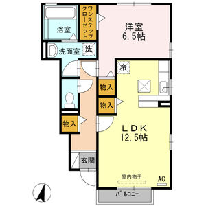 【カーサ竹原の間取り】