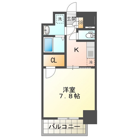 Ｓ‐ＲＥＳＩＤＥＮＣＥ四日市安島ａｌｏｇｇｉｏの間取り