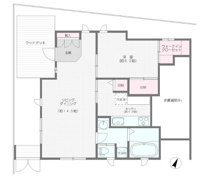 *上池袋1丁目 貸マンションの間取り