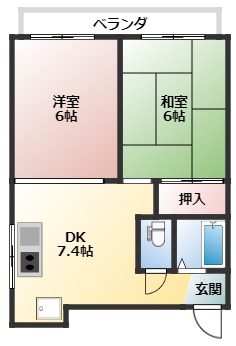 シャトーレインボーの間取り