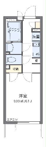 クレイノ春日の間取り