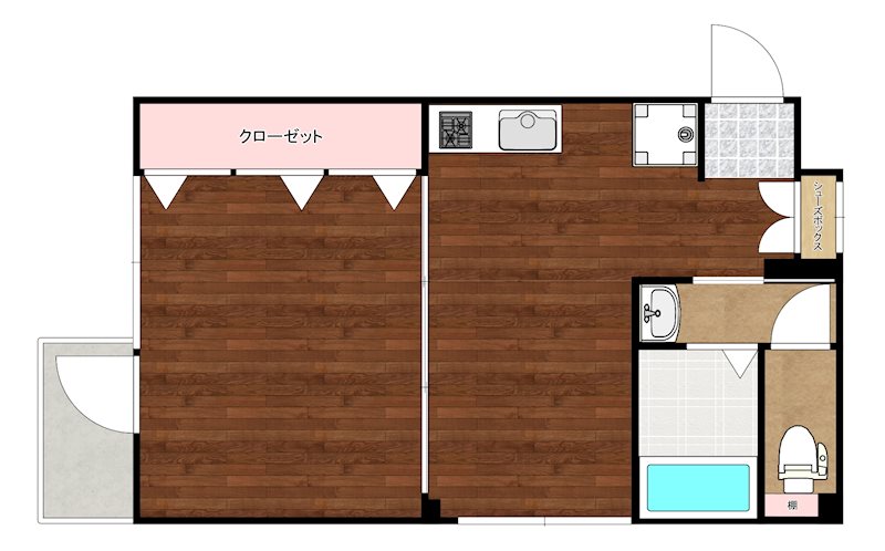 雑司ヶ谷ハウスの間取り