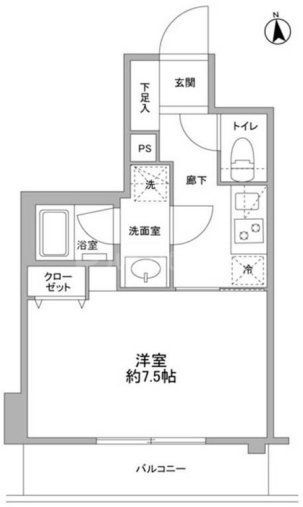 テラス王子の間取り