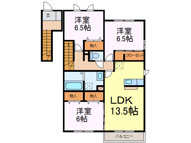 ＷＩＴ古河の間取り