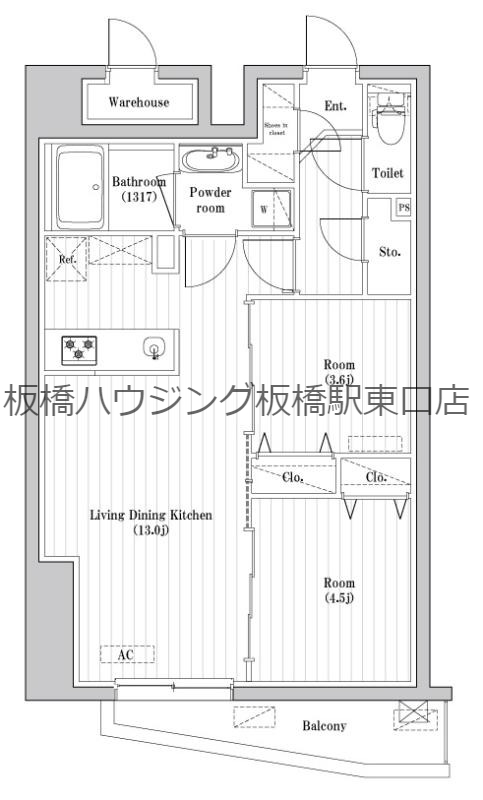 アーバンパーク志村坂上の間取り