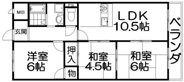 【ラフィーネＳＨＩＩＢＡの間取り】