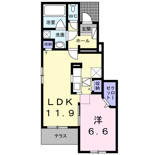 アジュールの間取り