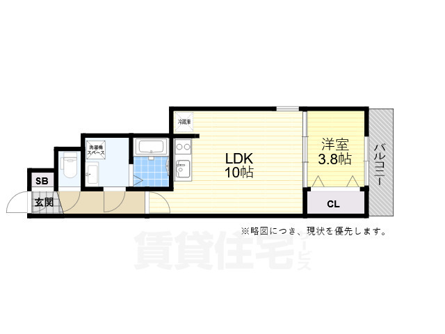 神戸市垂水区泉が丘のアパートの間取り