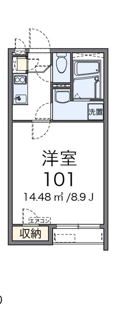 クレイノ金岡の間取り