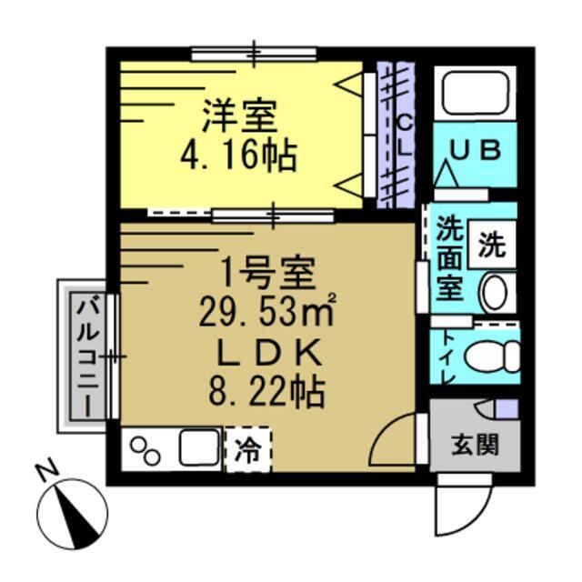 ＫＨ谷津の間取り