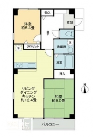 フォブール喜多町の間取り