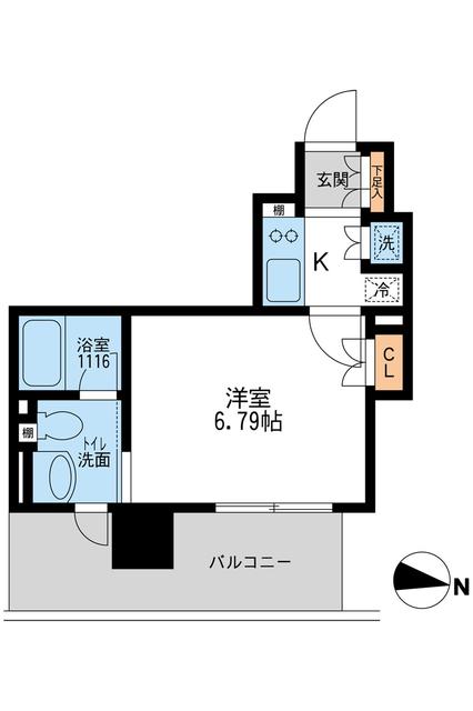 江東区常盤のマンションの間取り