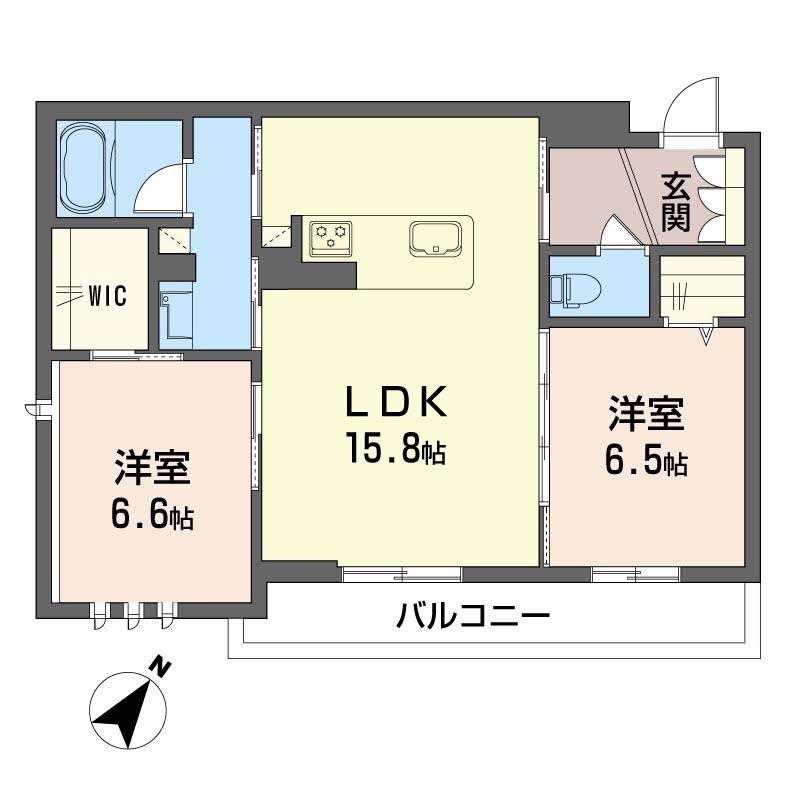 イルマーレ大野城の間取り