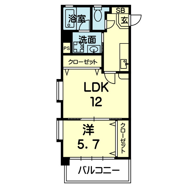 パレステージ平成の間取り