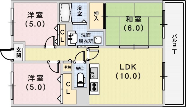 ストークコートの間取り