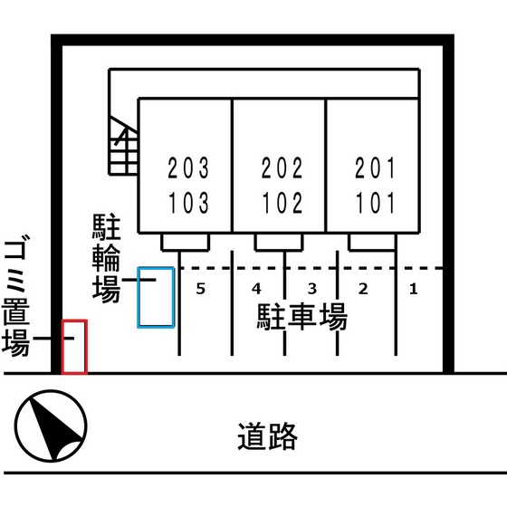 【福岡市早良区小田部のアパートのその他】