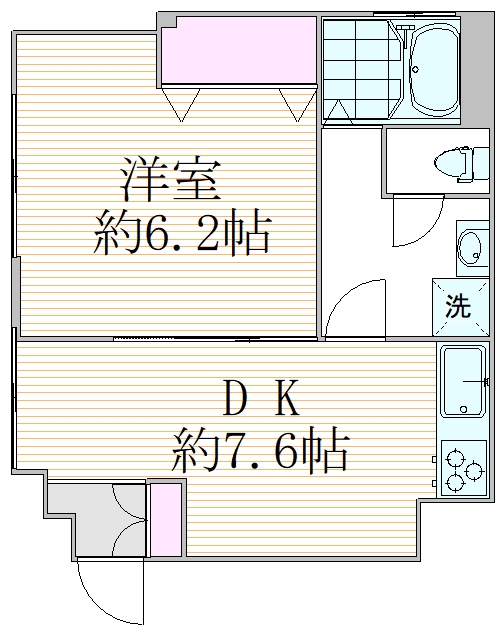 メタセコイヤマンションの間取り