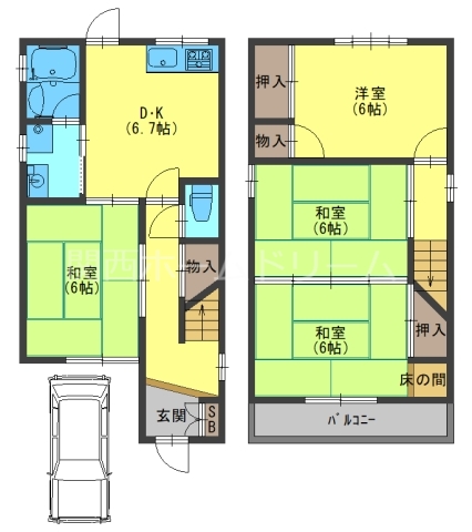 【寝屋川市点野のその他の間取り】