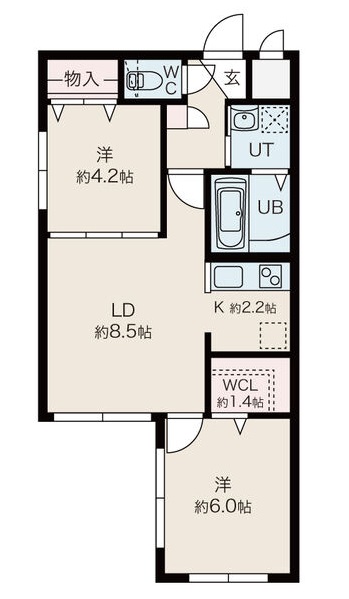 Ｓｅｑｕｅｎｃｅ（シークエンス）新札幌の間取り