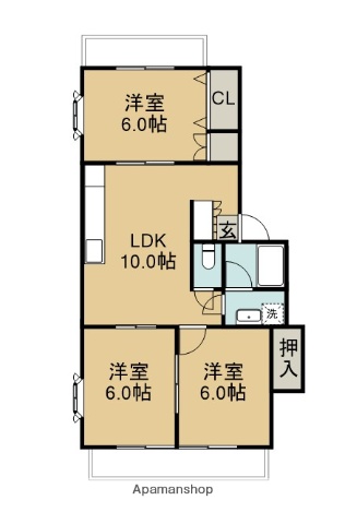 すみれハイツの間取り