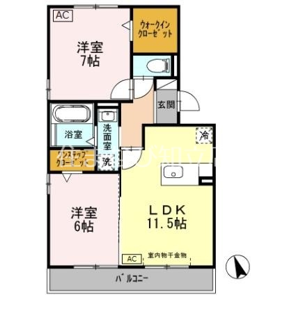 Ｄ－ｒｏｏｍ恵比壽大黒の間取り