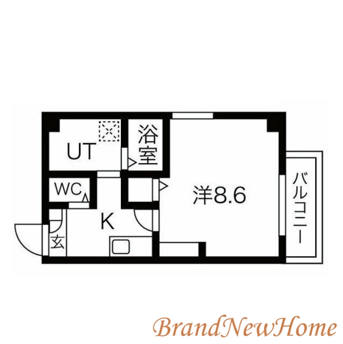 【堺市堺区今池町のマンションの間取り】