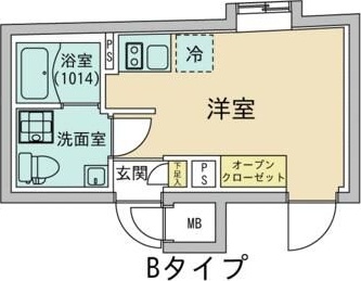 プラティーク品川大井町の間取り