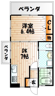 フェルト1113の間取り