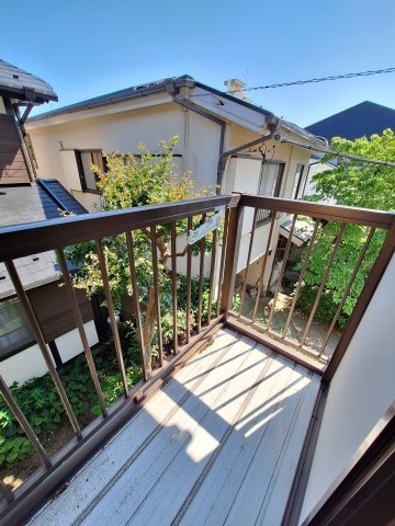 バルコニー　日当たり良好