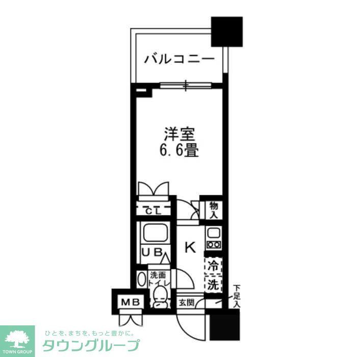 レジディア錦糸町の間取り