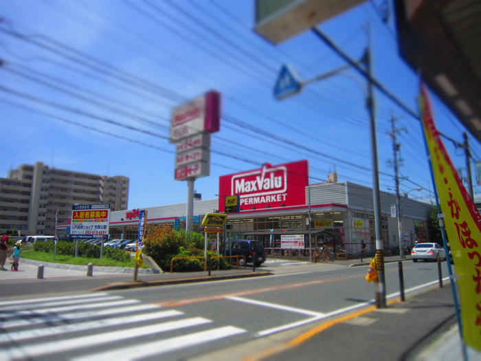 スーパー　マックスバリュ 鳩岡店（２４時間営業）（スーパー）まで1050m