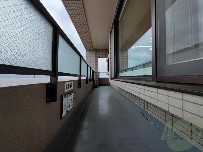 バルコニー　バルコニーです。２面あるので部屋干しいらず！