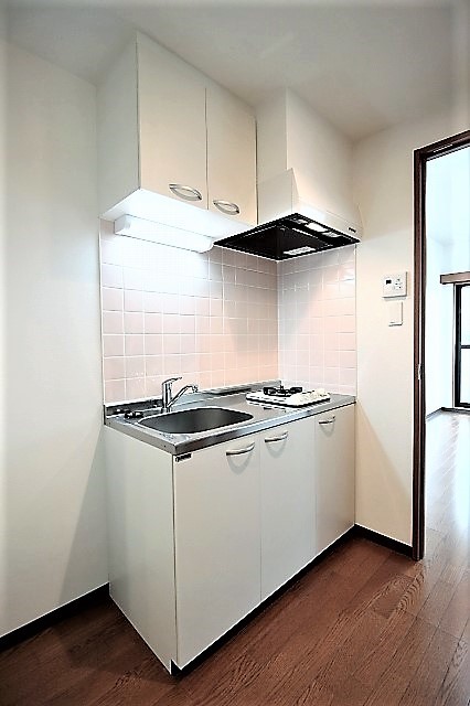 キッチン　ガスコンロ付きのキッチン台