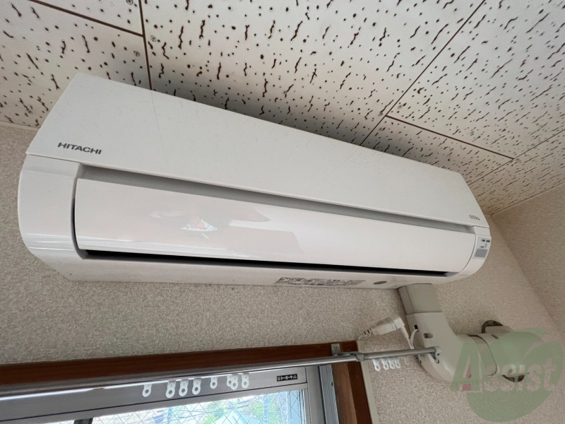 その他設備　エアコンがあれば暑い日が続いても快適に過ごせますね。