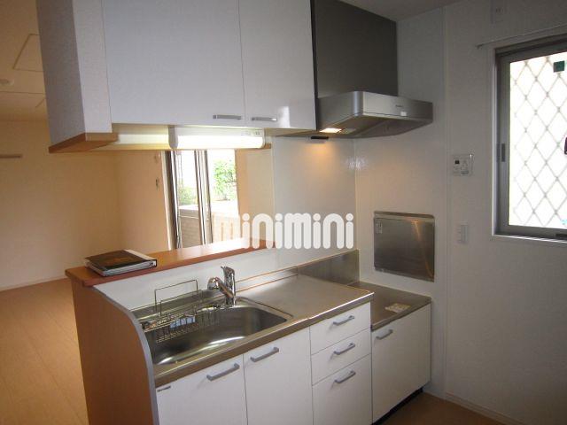 キッチン　段落ちキッチン