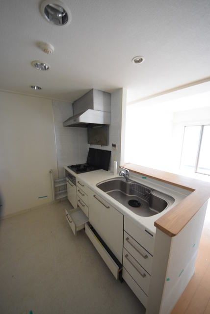 キッチン　３口システムキッチン