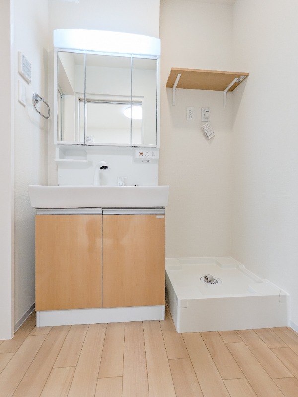 洗面設備　図面と現状に相違がある場合には現状を優先