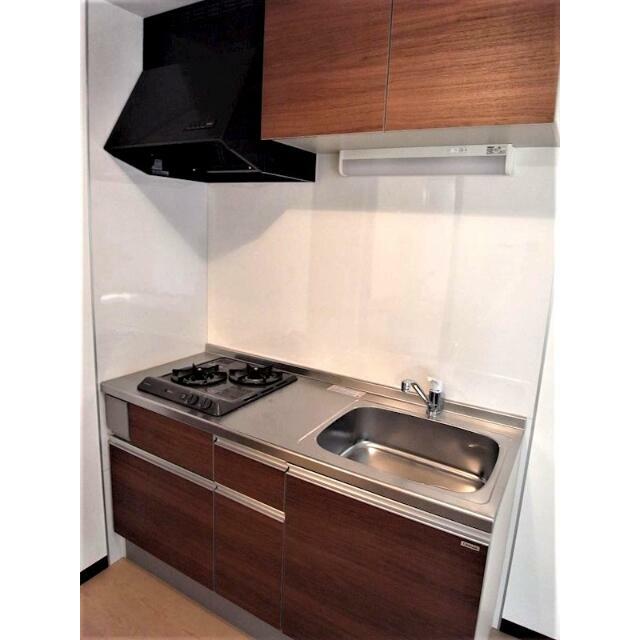 キッチン　ガス２口システムキッチン