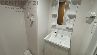 洗面設備　洗髪洗面化粧台付き♪