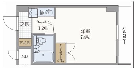 グランシャリオ南塚口の間取り写真