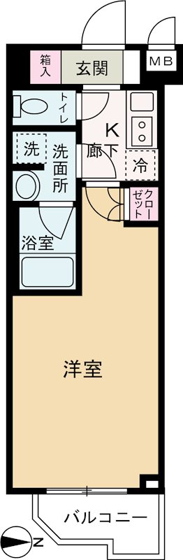 ルーブル武蔵中原伍番館の間取り写真
